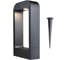 Светильник садово-парковый FL-LED GardenFrame-BL001-300 12W 4000K 150x56x300мм BK IP65 +колышек - LED столб. алюмин. 613394 1