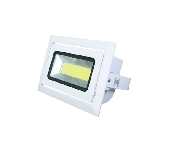 Прожектор FL-LED DLD 20W 4200K 235x145x135 20W 1800Lm встраиваемый поворотный прямоугольный 605801