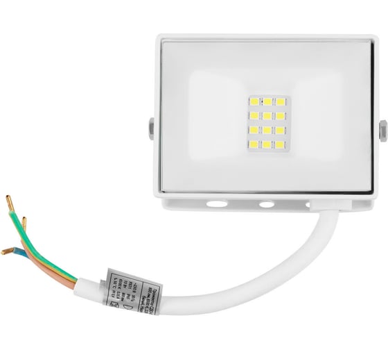Прожектор TDM ELECTRIC Народный СДО-05-010 10 Вт, 800 лм, 6500 К, 220-240 В, IP65, белый SQ0336-0308