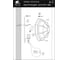 Уличный светильник Arte Lamp PEGASUS A3121PF-1BN 6