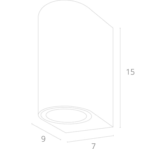 Уличный светильник Arte Lamp COMPASS A3102AL-2WH