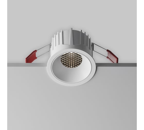 Встраиваемый светильник MAYTONI Alfa LED белый DL043-01-15W4K-RD-W-1