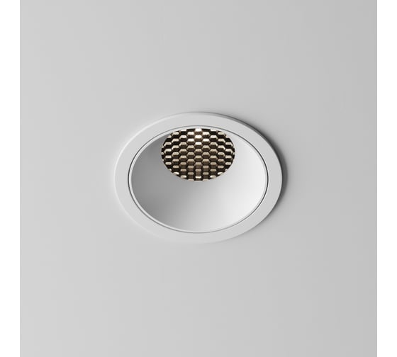 Встраиваемый светильник MAYTONI Alfa LED белый DL043-01-15W4K-RD-W-1