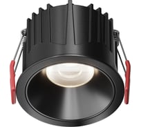 Встраиваемый светильник MAYTONI Alfa LED черный DL043-01-15W4K-RD-B-1