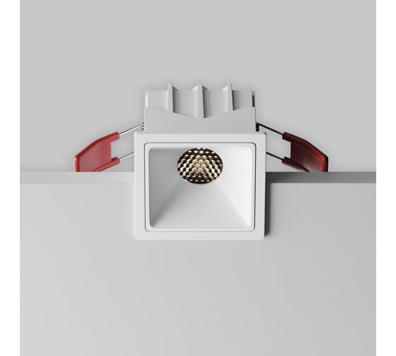 Встраиваемый светильник MAYTONI Alfa LED белый DL043-01-10W4K-SQ-W-1