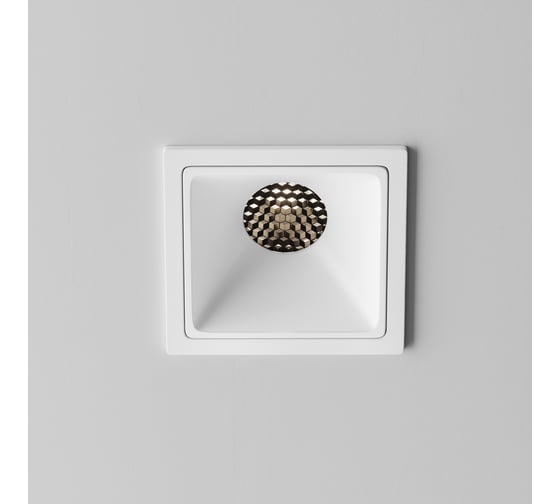 Встраиваемый светильник MAYTONI Alfa LED белый DL043-01-10W4K-SQ-W-1