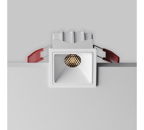 Встраиваемый светильник MAYTONI Alfa LED белый DL043-01-10W3K-SQ-W-1