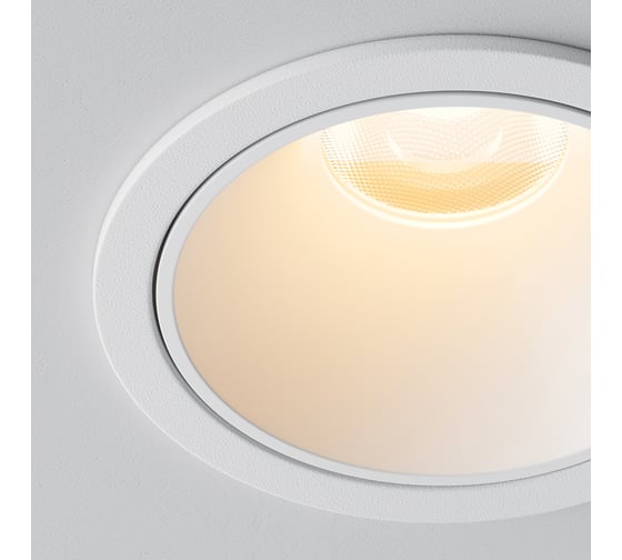 Встраиваемый светильник MAYTONI Alfa LED белый DL043-01-10W2.7K-RD-W