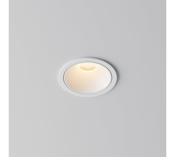 Встраиваемый светильник MAYTONI Alfa LED белый DL043-01-10W2.7K-RD-W