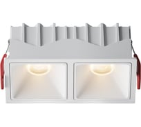 Встраиваемый светильник MAYTONI Alfa LED белый DL043-02-10W3K-SQ-W-1