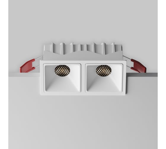 Встраиваемый светильник MAYTONI Alfa LED белый DL043-02-10W4K-SQ-W-1