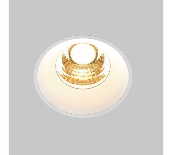 Встраиваемый светильник MAYTONI Round белый DL058-7W2.7K-TRS-W