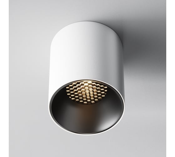 Потолочный светильник MAYTONI Alfa LED Бело-черный C064CL-12W3K-RD-WB