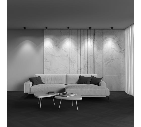 Потолочный светильник MAYTONI Alfa LED Черный C065CL-8W2.7K-SQ-B
