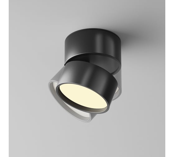 Потолочный светильник MAYTONI Onda Черный C024CL-12W2.7K-B-1