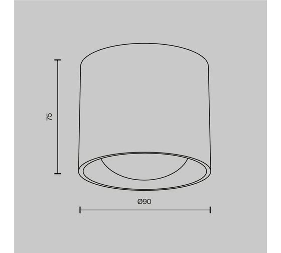 Потолочный светильник MAYTONI Lens Белый C217CL-15W3K-W