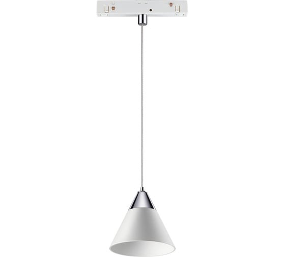 Трековый светильник NOVOTECH для низковольтного шинопровода, провод 0.8м LED 10W FLUM 358406 1