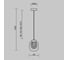 Подвесной светильник MAYTONI Biology латунь MOD367PL-L3BSK 8