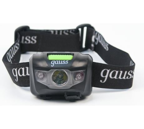 Налобный аккумуляторный фонарь Gauss 3W 130lm Li-ion 600mAh LED GF405
