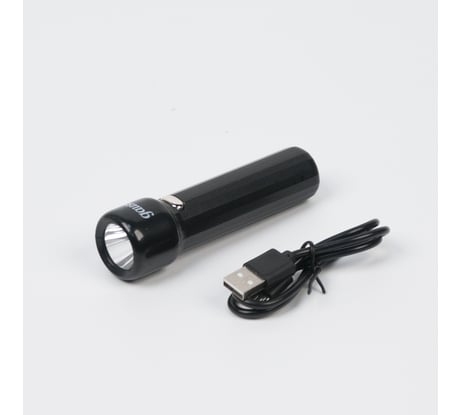 Ручной аккумуляторный фонарь Gauss 1W 50lm Li-ion 1200mAh LED GF202