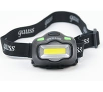 Фонарь Gauss налобный модель GFL308 3W 180lm 3xААА LED GF308