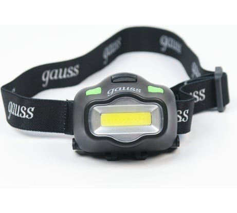 Фонарь Gauss налобный модель GFL308 3W 180lm 3xААА LED GF308