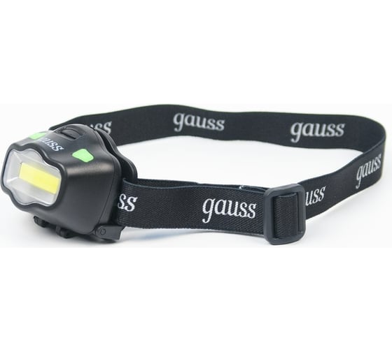 Фонарь Gauss налобный модель GFL308 3W 180lm 3xААА LED GF308