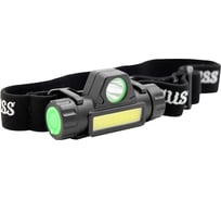 Налобный фонарь Gauss модель GFL403 5W 200lm Li-ion 1200mAh LED 1/12/48 GF403