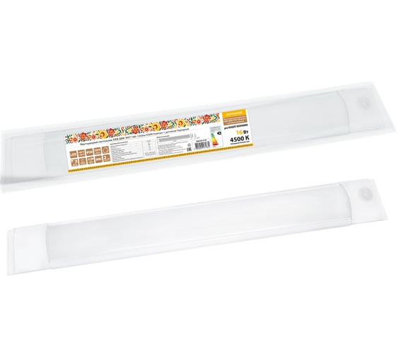 Светодиодный светильник TDM ELECTRIC LED ДПО 3017 16Вт 1450лм 4500К Компакт с датчиком Народный SQ0329-0143