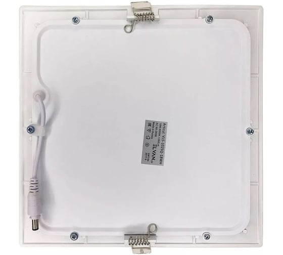 Cветильник светодиодный встраиваемый Elvan 102SQ-18W-4000K-Wh VLS-102SQ-18W-NH-Wh