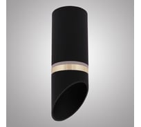 Светильник РОСТОК PRD4743-BK черный, GU10, d64 988009437