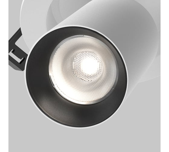 Встраиваемый светильник MAYTONI FOCUS LED Бело-черный C071CL-7W4K-WB