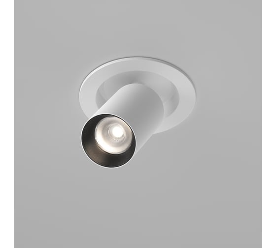 Встраиваемый светильник MAYTONI FOCUS LED Бело-черный C071CL-7W4K-WB