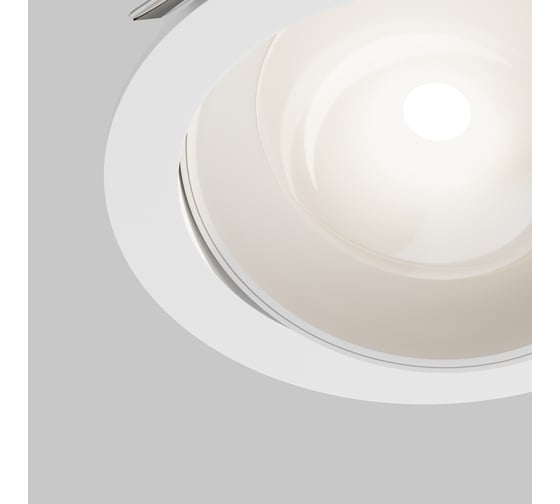 Встраиваемый светильник MAYTONI Lens Белый DL105-12W3K-W