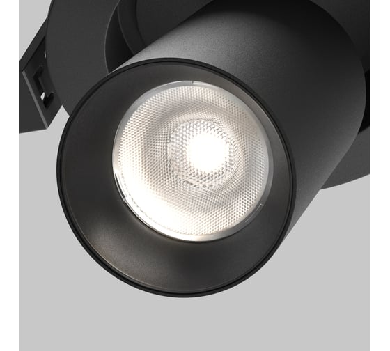 Встраиваемый светильник MAYTONI FOCUS LED Черный C071CL-7W4K-B