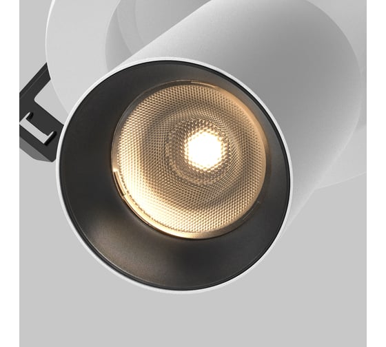 Встраиваемый светильник MAYTONI FOCUS LED Бело-черный C071CL-7W3K-WB