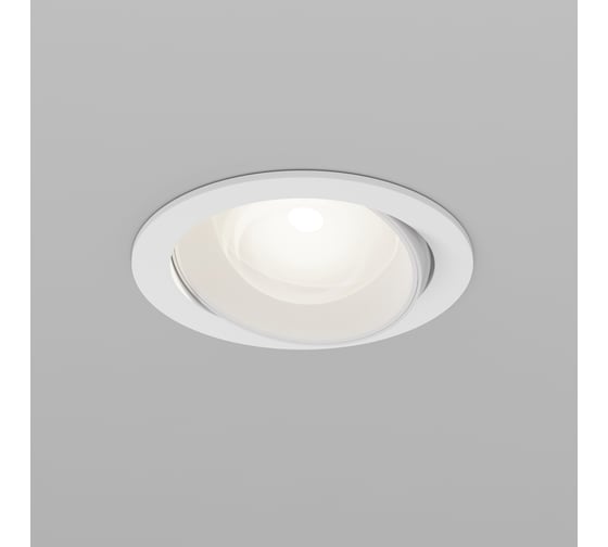 Встраиваемый светильник MAYTONI Lens Белый DL105-12W4K-W