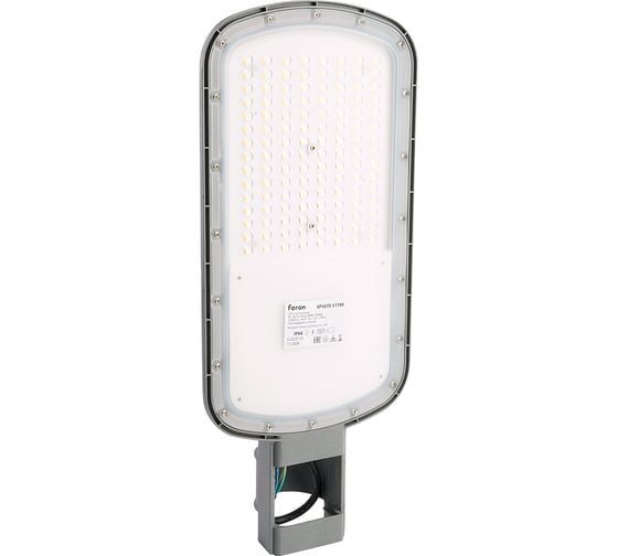 Светодиодный уличный консольный светильник FERON SP3070 80W 5000K AC90-300V, серый, 51799