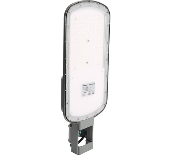 Светодиодный уличный консольный светильник FERON SP3070 80W 5000K AC90-300V, серый, 51799