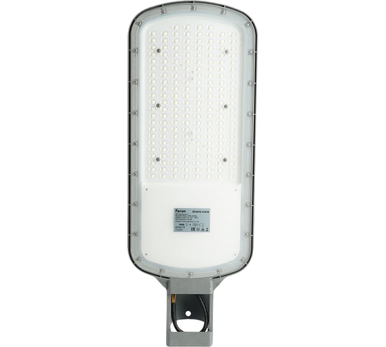 Светодиодный уличный консольный светильник FERON SP3070 150W 4000K AC90-300V, серый, 51810