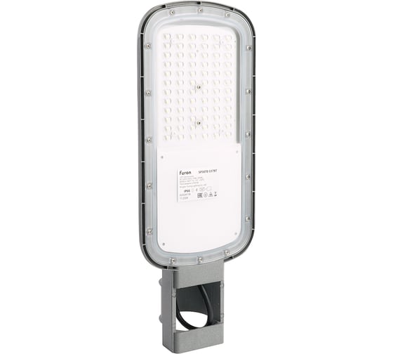 Светодиодный уличный консольный светильник FERON SP3070 50W 5000K AC90-300V, серый, 51797