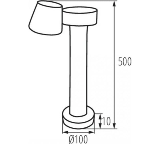 Садовый столбик KANLUX DROMI LED 50 7,5W-GR/ 32532