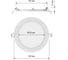 Светодиодный встраиваемый светильник TDM ELECTRIC Даунлайт НАРОДНЫЙ СВО белый 12 Вт 3000К SQ0329-0095 4