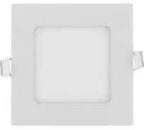 Светодиодный встраиваемый светильник TDM ELECTRIC Даунлайт квадрат СВО белый 6 Вт 4000К SQ0329-0120