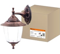 Светильник TDM ELECTRIC Прага Эл-11-71-1М 60 Вт, Е27, настенный, вниз, медь, прозрачный плафон SQ0330-0527