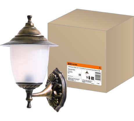 Светильник TDM ELECTRIC Прага Эл-11-71Б 60 Вт, Е27, настенный, вверх, бронза SQ0330-0502