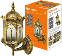 Садово-парковый светильник TDM ELECTRIC "Ампир" 60 Вт, вверх, шагрень/бронза Е27, SQ0330-0087