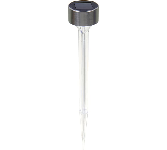 Фонарь на солнечной батарее Inbloom 5x32см, 1LED, RGB, 1x1.2V AAA 200mAh Ni-MH, пластик, нерж.сталь 475-319