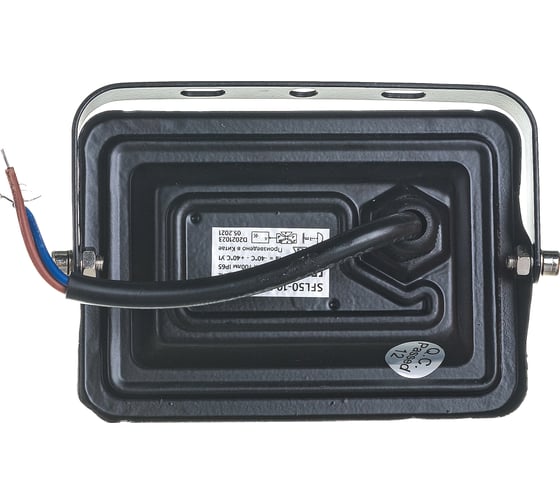 Светодиодный многоматричный прожектор SAFFIT SFL50-10, 10W, 6500К, 700Lm, IP65, 12хSMD2835, 55177