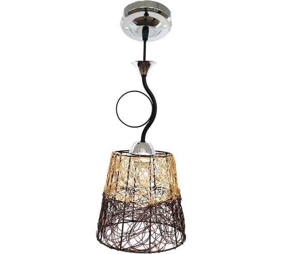 Подвес HIPER 1хE27х60Вт BLACK/GOLD H030-0